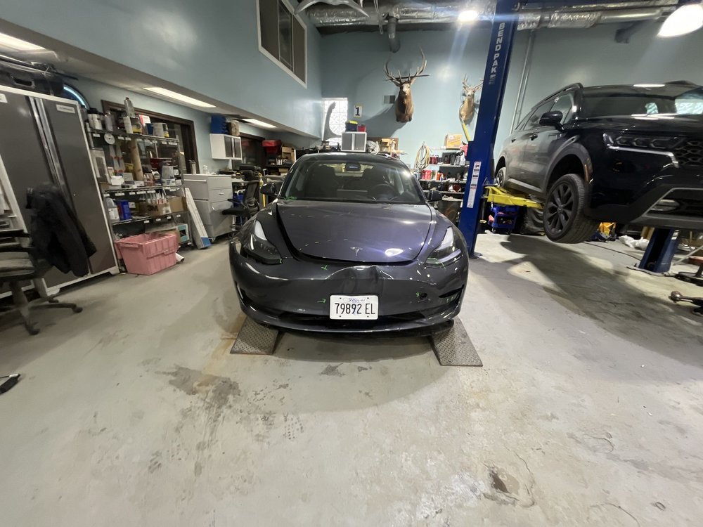 Collision repair project at Midwest Auto Body Shop, Melrose Park, IL