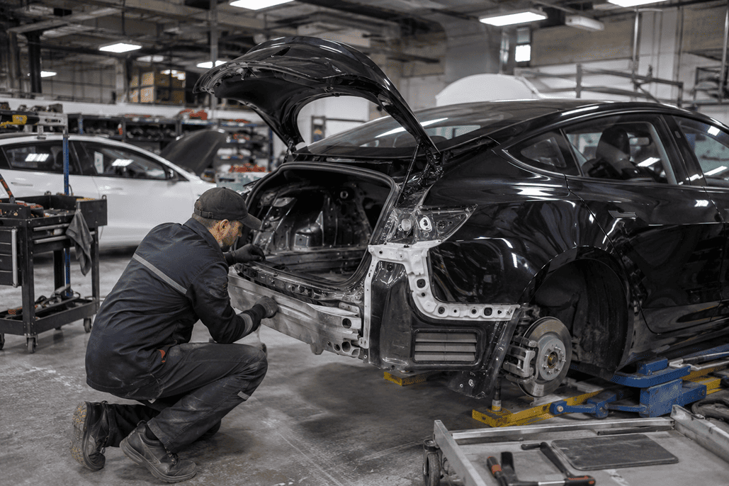 Tesla Certified Collision Repair at Midwest Auto Body Shop, Melrose Park, IL
